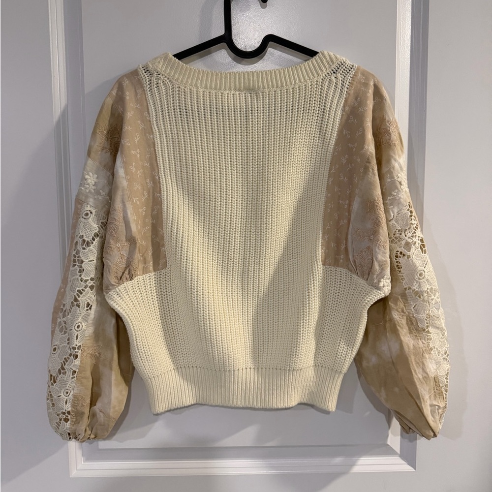 Pilcro Anthropologie Martine Peasant-Sleeve Sweater - #12 - Picture 5 of 9